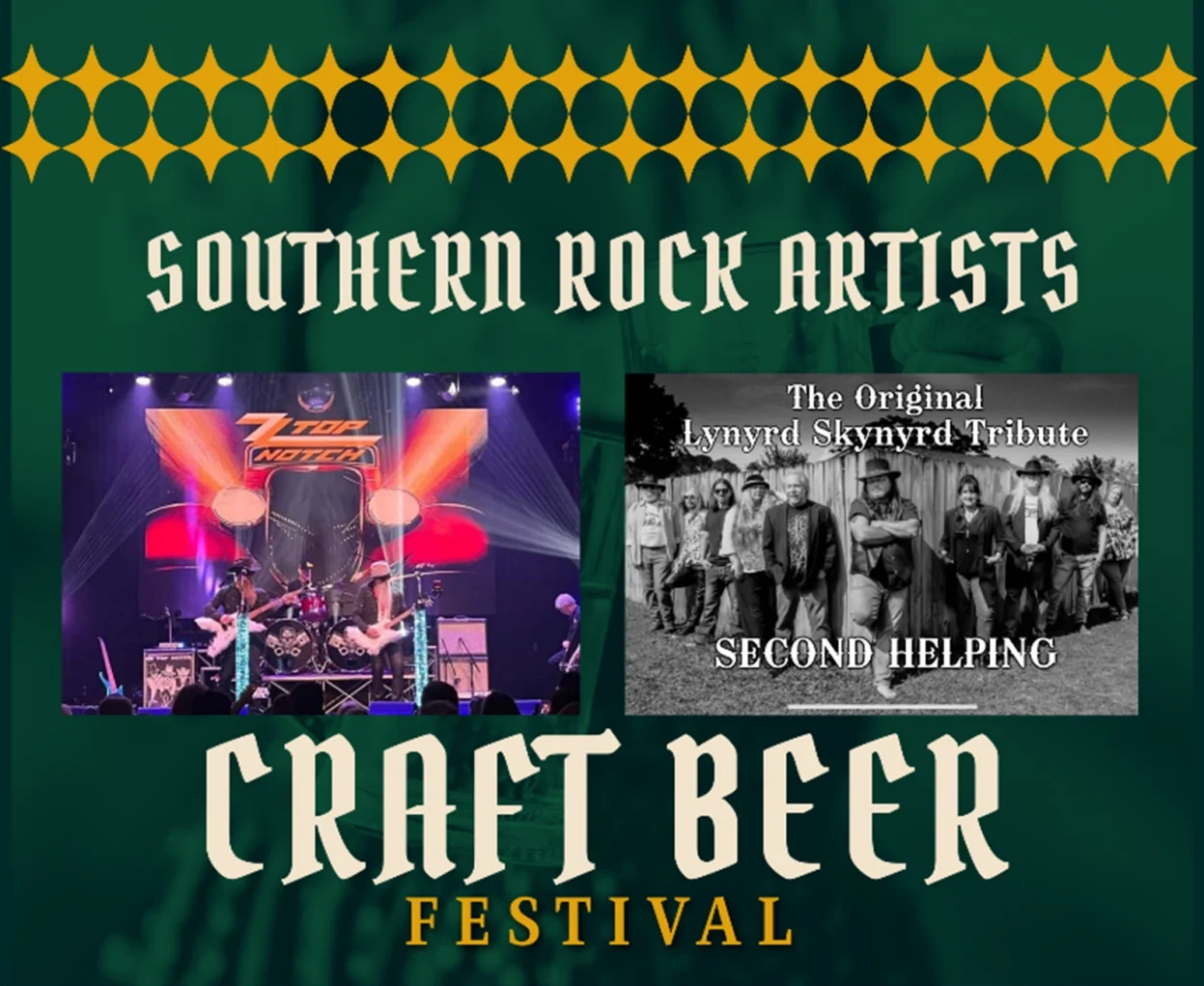 Hops and Hollers Festival: Second Helping & ZZ Top Notch